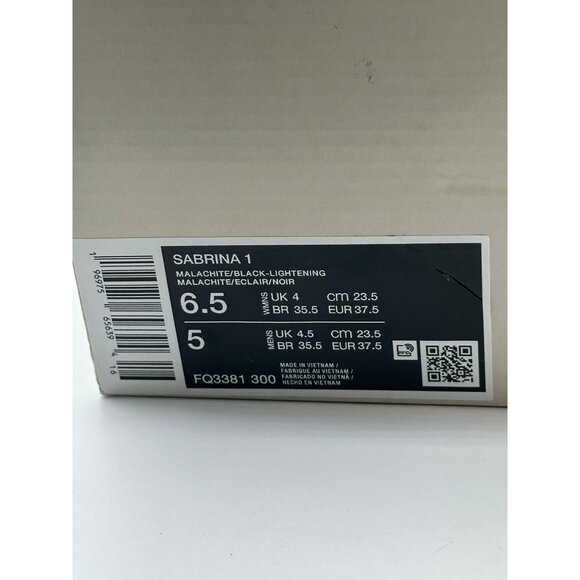 Women's Nike Sabrina 1 'Oregon Ducks' FQ3381-300 Size 6.5 - Picture 12 of 12